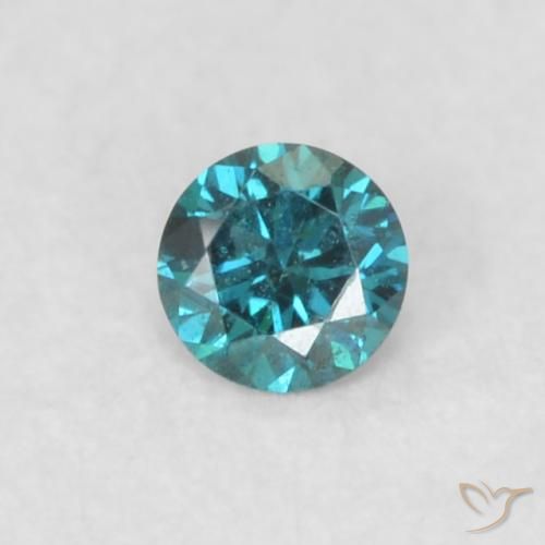 0.05ct Natural Blue Diamond, Round, VS