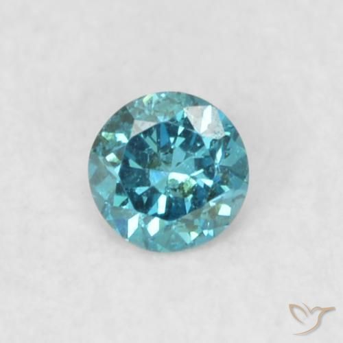 0.05ct Natural Blue Diamond, Round, VS