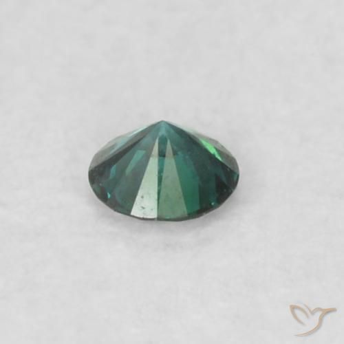 Diamond Gemstone in 2.1 mm (calibrated) Size for Sale, Diamond Stone in Green Color