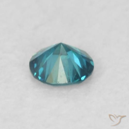 Diamond Gemstone in 2.5 mm (calibrated) Size for Sale, Diamond Stone in Blue Color