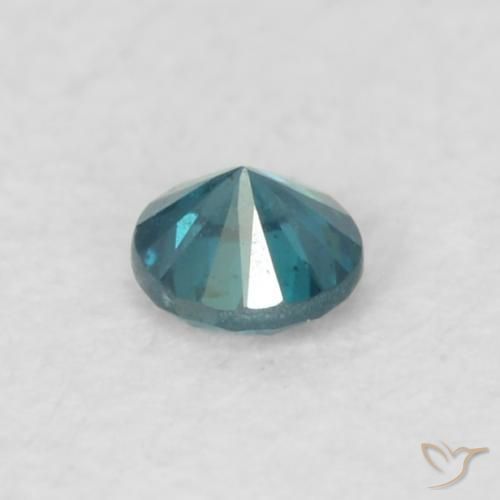 Diamond Gemstone in 2.3 mm (calibrated) Size for Sale, Diamond Stone in Blue Color