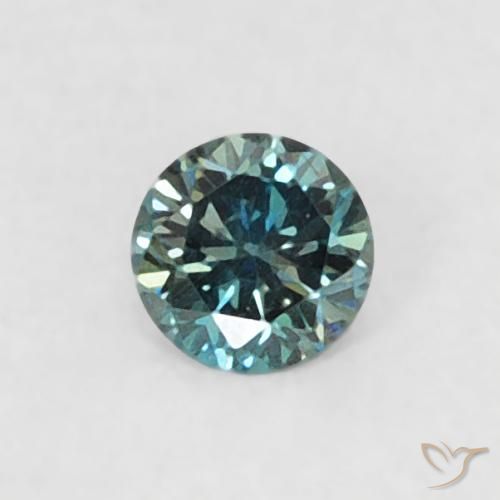 0.04ct Natural Green Diamond, Round, VVS-VS