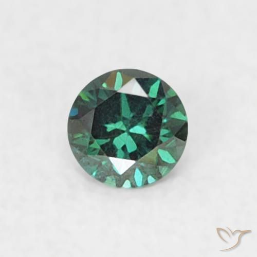 0.05ct Natural Green Diamond, Round, VVS-VS