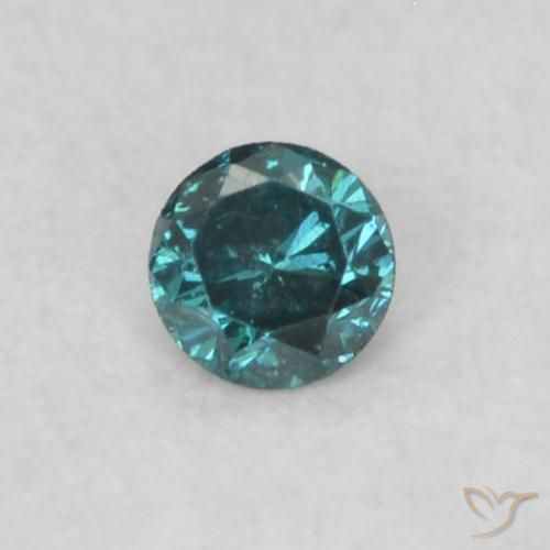 0.05ct Natural Blue Diamond, Round, VS