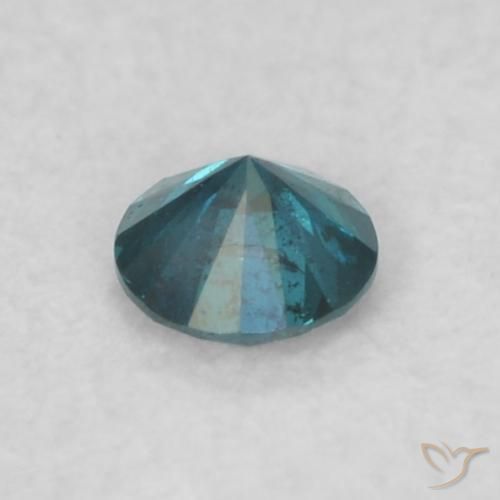 Diamond Gemstone in 2.5 mm (calibrated) Size for Sale, Diamond Stone in Blue Color