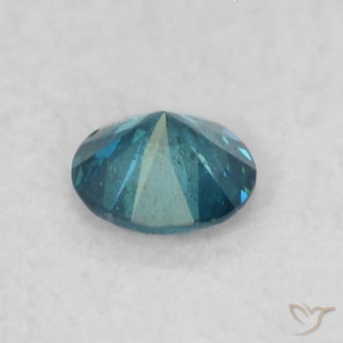 Diamond Gemstone in 2.5 mm (calibrated) Size for Sale, Diamond Stone in Blue Color