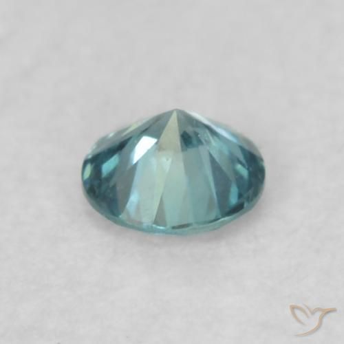 Diamond Gemstone in 2.6 mm (calibrated) Size for Sale, Diamond Stone in Blue Color