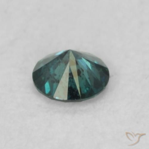 Diamond Gemstone in 2.5 mm (calibrated) Size for Sale, Diamond Stone in Blue Color