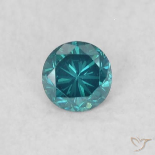 0.04ct Natural Blue Diamond, Round, VS