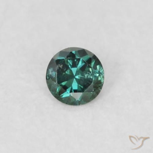 0.02ct Natural Green Diamond, Round, VS