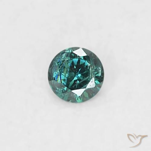 0.02ct Natural Blue Diamond, Round, SI
