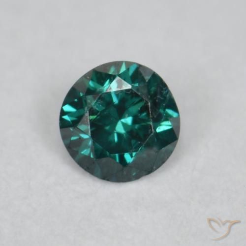 0.04ct Natural Green Diamond, Round, VVS-VS