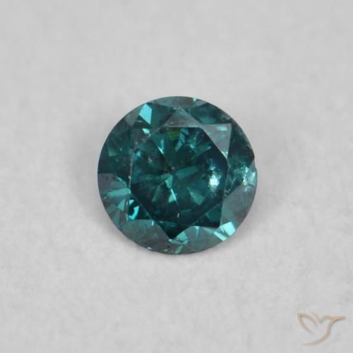 0.04ct Natural Green Diamond, Round, VVS-VS