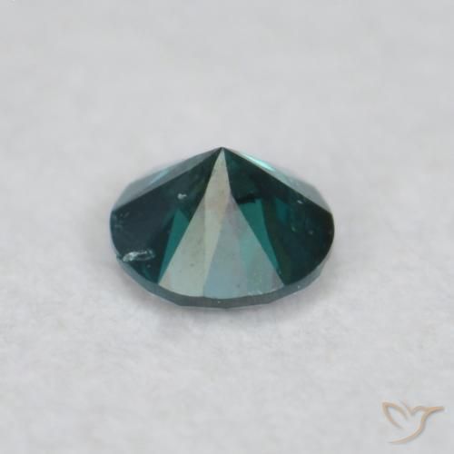 Diamond Gemstone in 2.1 mm (calibrated) Size for Sale, Diamond Stone in Green Color