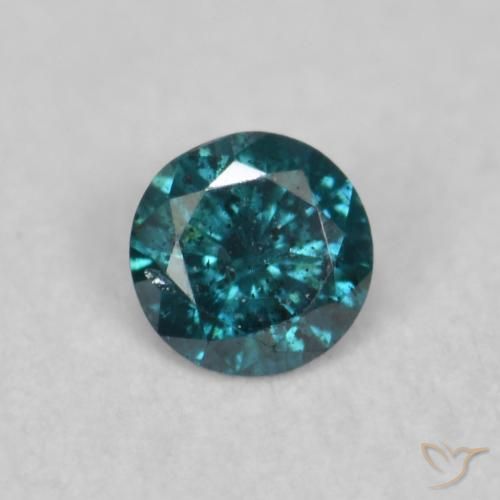 0.04ct Natural Blue Diamond, Round, SI