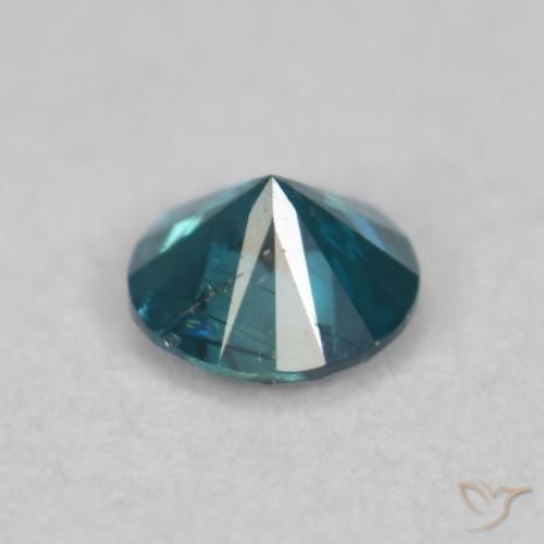 Diamond Gemstone in 2.5 mm (calibrated) Size for Sale, Diamond Stone in Blue Color