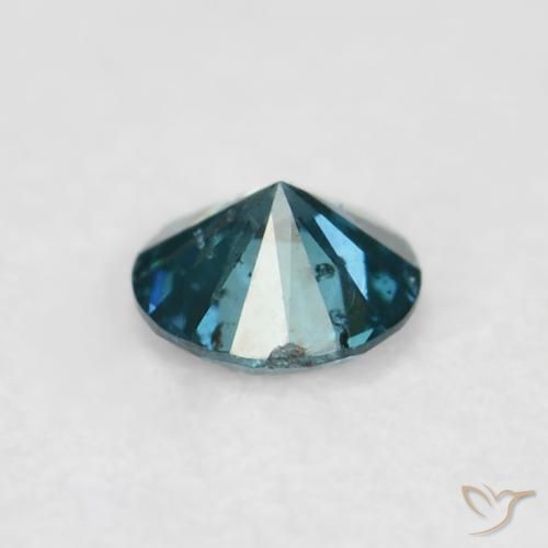 Diamond Gemstone in 2.5 mm (calibrated) Size for Sale, Diamond Stone in Blue Color