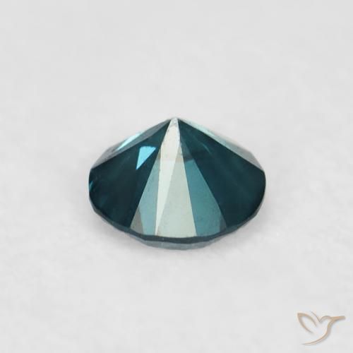 Diamond Gemstone in 2.3 mm (calibrated) Size for Sale, Diamond Stone in Blue Color