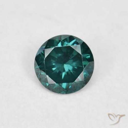 0.04ct Natural Green Diamond, Round, VVS-VS