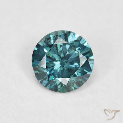 0.05ct Natural Green Diamond, Round, VVS-VS
