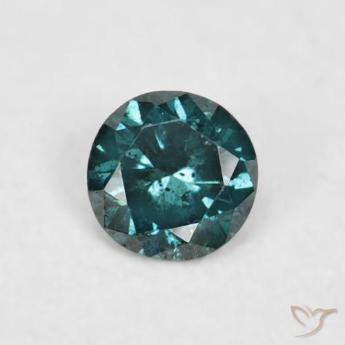 0.04ct Natural Green Diamond, Round, VVS-VS
