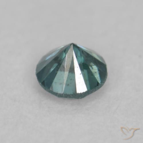 Diamond Gemstone in 3 mm (calibrated) Size for Sale, Diamond Stone in Green Color