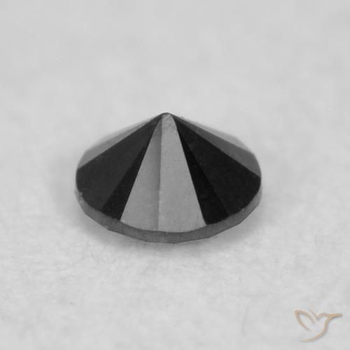 Diamond Gemstone in 1.9 mm (calibrated) Size for Sale, Diamond Stone in Black Color