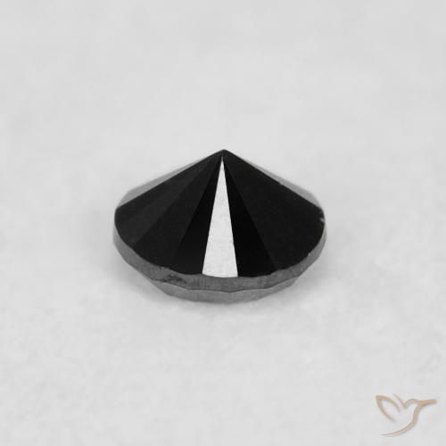Diamond Gemstone in 2 mm (calibrated) Size for Sale, Diamond Stone in Black Color