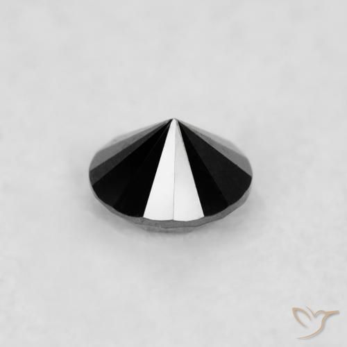 Diamond Gemstone in 2 mm (calibrated) Size for Sale, Diamond Stone in Black Color
