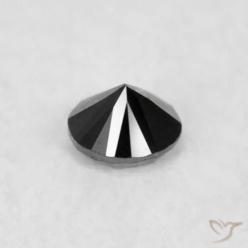 Diamond Gemstone in 1.9 mm (calibrated) Size for Sale, Diamond Stone in Black Color