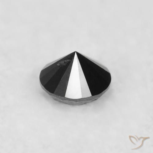 Diamond Gemstone in 1.9 mm (calibrated) Size for Sale, Diamond Stone in Black Color