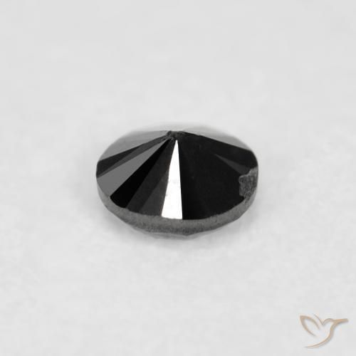Diamond Gemstone in 2 mm (calibrated) Size for Sale, Diamond Stone in Black Color