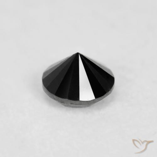 Diamond Gemstone in 2 mm (calibrated) Size for Sale, Diamond Stone in Black Color