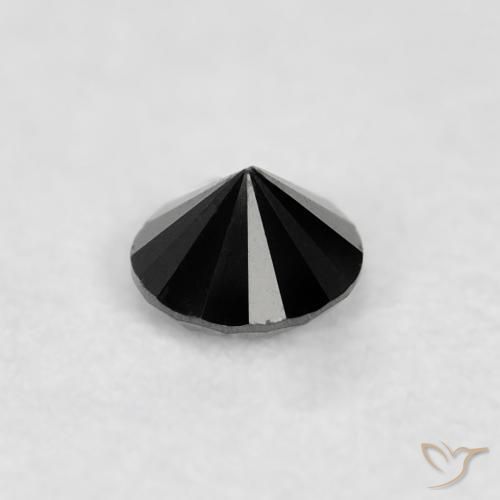 Diamond Gemstone in 2 mm (calibrated) Size for Sale, Diamond Stone in Black Color
