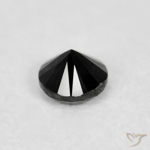 Diamond Gemstone in 2 mm (calibrated) Size for Sale, Diamond Stone in Black Color