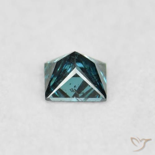 Diamond Gemstone in 2 x 2 mm (calibrated) Size for Sale, Diamond Stone in Blue Color