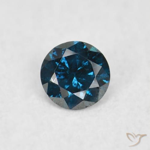 0.06ct Natural Blue Diamond, Round, VS