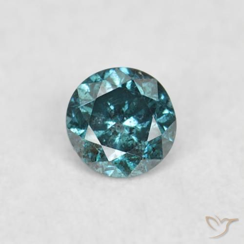 0.05ct Natural Blue Diamond, Round, VS