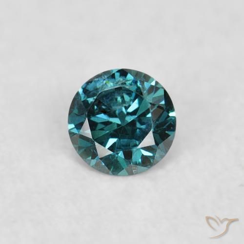 0.03ct Natural Green Diamond, Round, VS