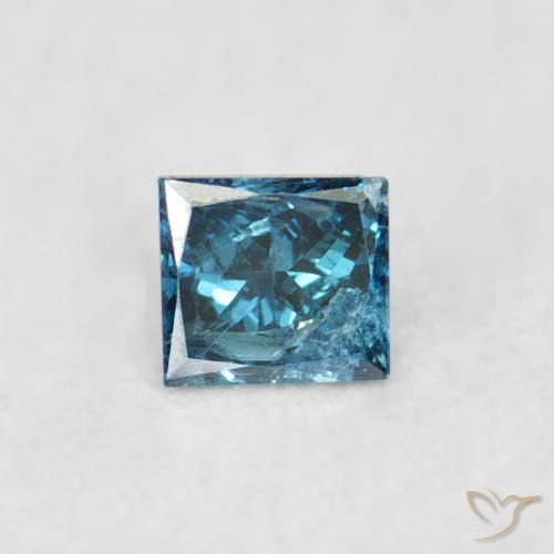 0.02ct Natural Blue Diamond, Square, VS