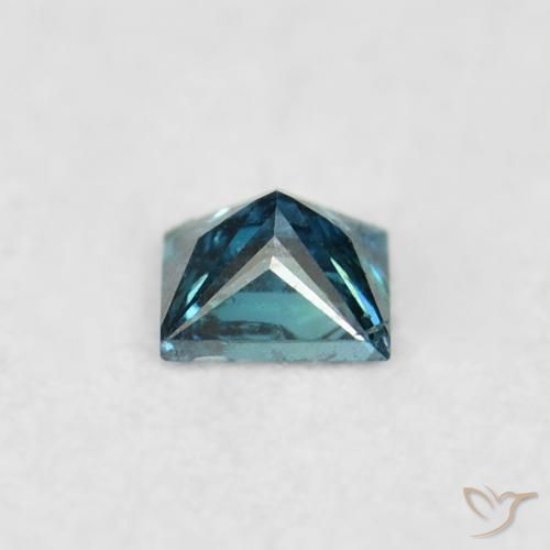 Diamond Gemstone in 2 x 1.8 mm Size for Sale, Diamond Stone in Blue Color