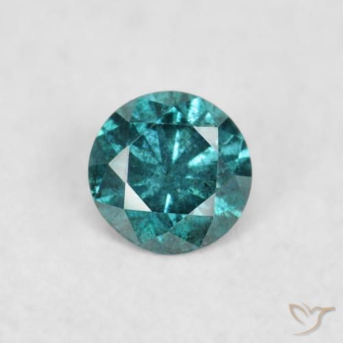 0.06ct Natural Green Diamond, Round, VS