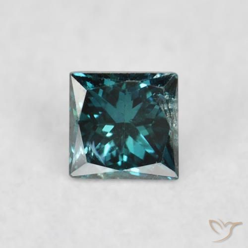 0.07ct Natural Green Diamond, Square, VS