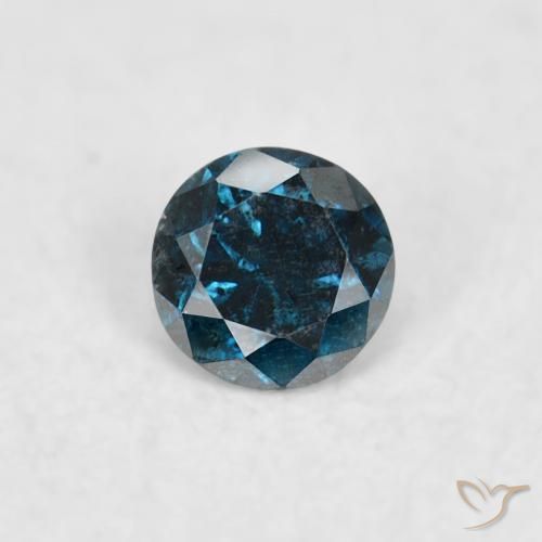 0.05ct Natural Blue Diamond, Round, VS-SI