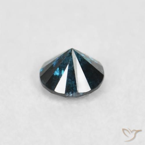 Diamond Gemstone in 2.3 mm (calibrated) Size for Sale, Diamond Stone in Blue Color