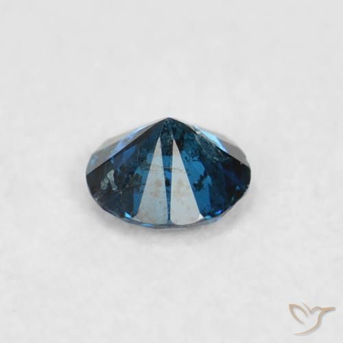 Diamond Gemstone in 2.5 mm (calibrated) Size for Sale, Diamond Stone in Blue Color