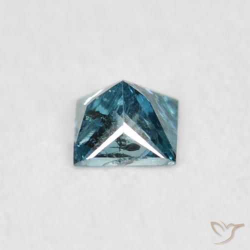 Diamond Gemstone in 2.3 x 2.3 mm Size for Sale, Diamond Stone in Blue Color