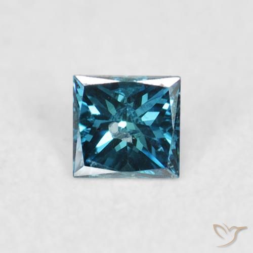 0.06ct Natural Blue Diamond, Square, VS-SI
