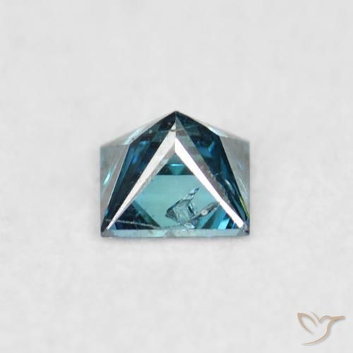 Diamond Gemstone in 2.2 x 2.1 mm Size for Sale, Diamond Stone in Blue Color