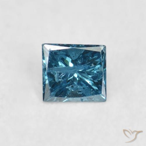 0.06ct Natural Blue Diamond, Square, VS-SI